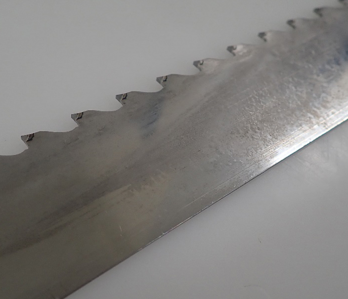 after Cleaning saw blade