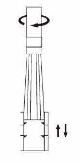 cross hole deburring after drilling