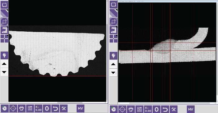 hardness testing Scanning Overview Image Feature