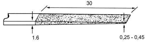 Conical Machine tapered needle files